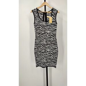 Michael Kors Black Basic Sleeved Dress S